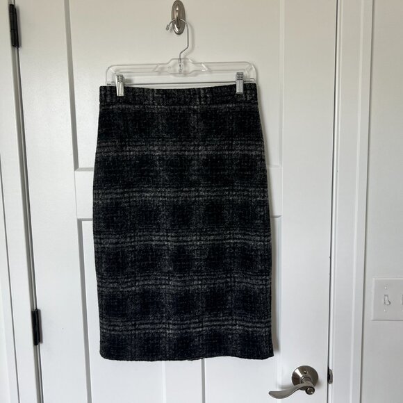 Banana Republic Plaid Pencil Skirt Size 8 - Picture 4 of 8